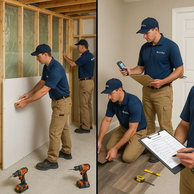 Repairs and Reconstruction process in West Livingston, TX
