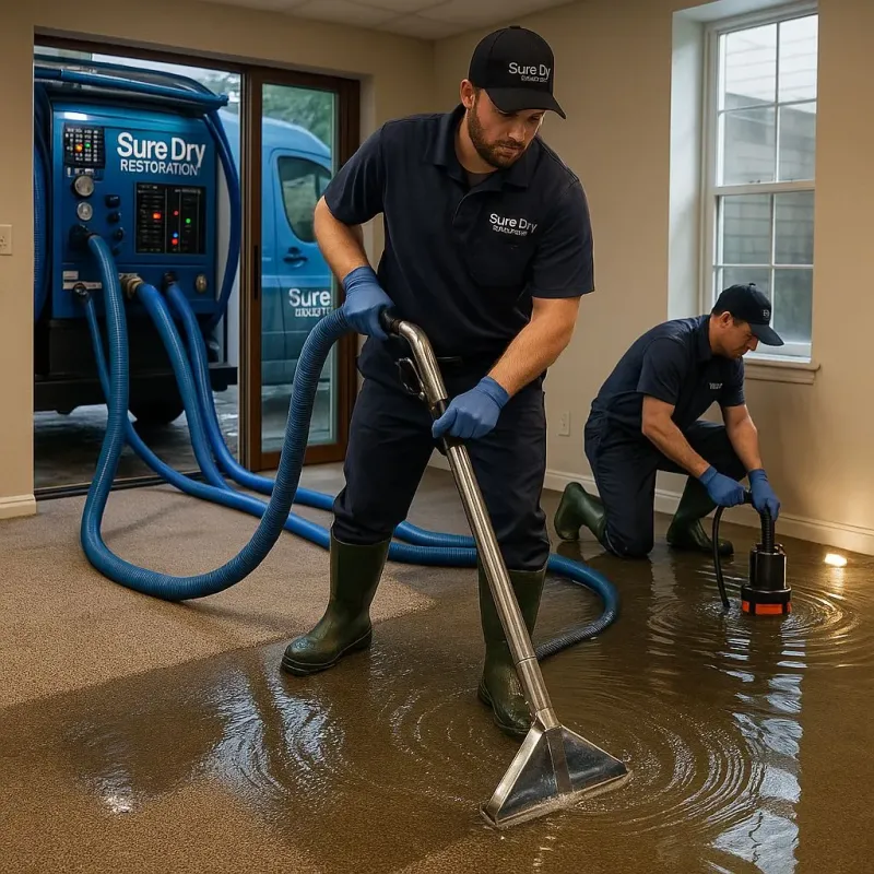 Water Extraction and Removal process in West Livingston, TX